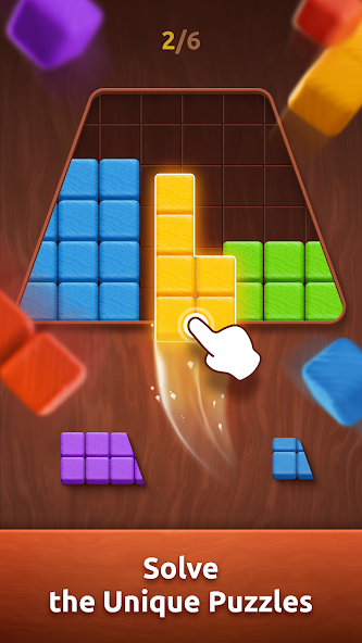 Colorwood Blocks Puzzle Game Mod Screenshot 2 