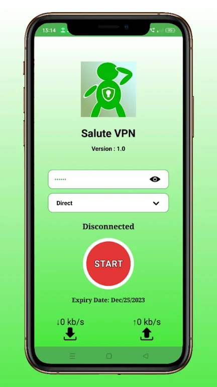 SALUTE VPN Screenshot 1 