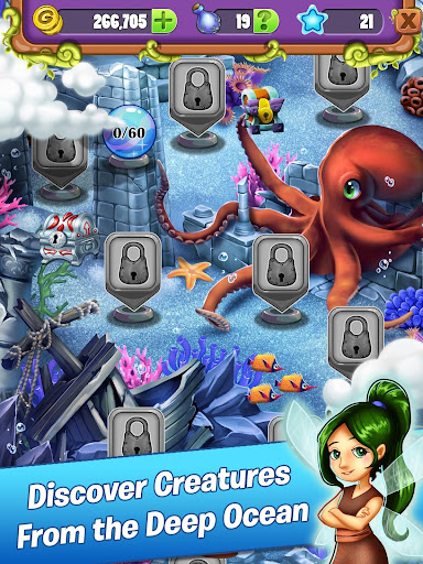 Mahjong - Mermaid Quest - Sirens of the Deep Screenshot 2