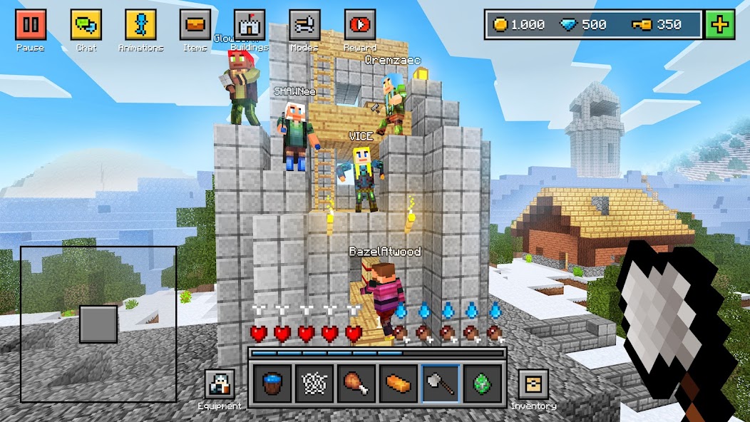 Block World 3D: Craft & Build Mod Screenshot 3 