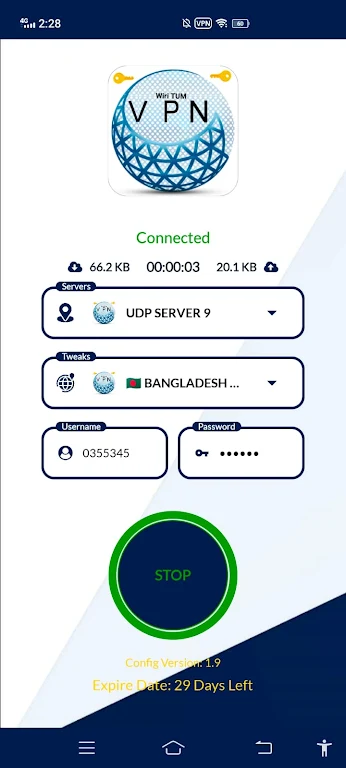 WIRI TUM VPN Screenshot 1