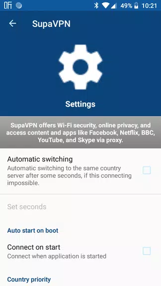 SupaVPN - Public Free VPN Cloud Screenshot 4