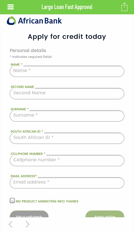 Credit Check App South Africa Screenshot 1