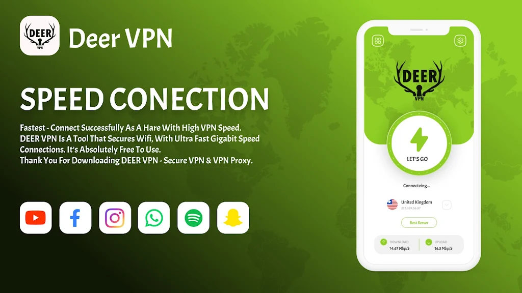 Deer vpn -vpn Screenshot 3