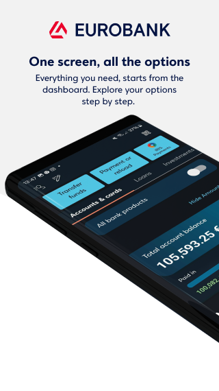 Eurobank Mobile App Screenshot 1 