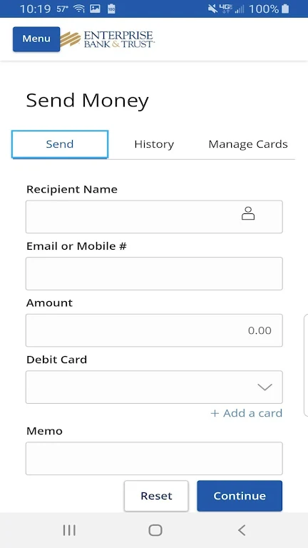 Enterprise Bank & Trust Mobile Screenshot 4 