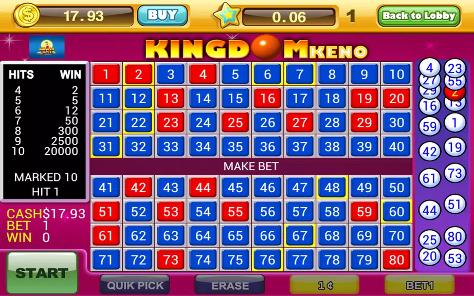 Video Keno Kingdom FREE Screenshot 3 