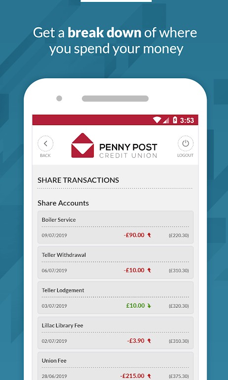 Penny Post Credit Union Screenshot 3 