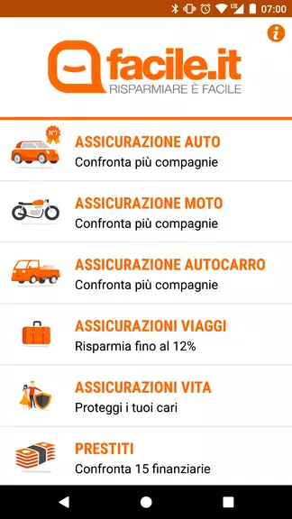 Facile.it - Assicurazioni Auto Screenshot 1 