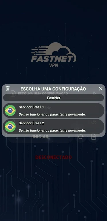 FastNet VPN Screenshot 2 