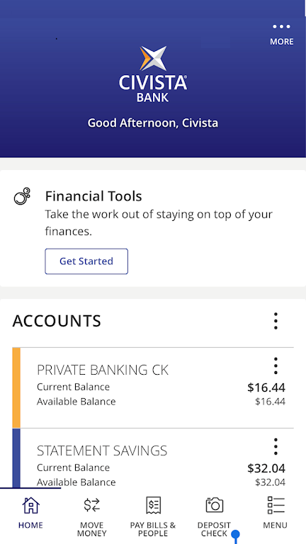 CB-Mobile Banking Screenshot 2 