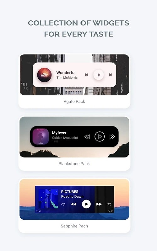 Audio Widget pack Screenshot 1