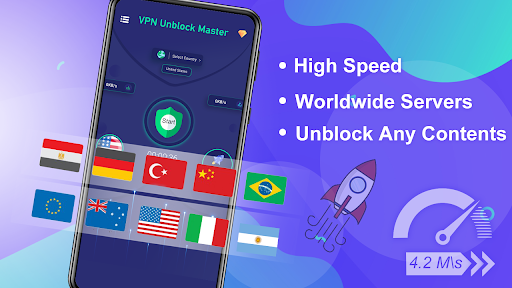 VPN Unblock Master – Unblock Proxy VPN Browser Screenshot 1