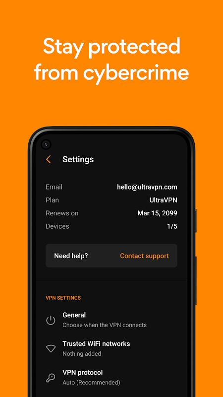 VPN Secure Proxy — UltraVPN™ Screenshot 4