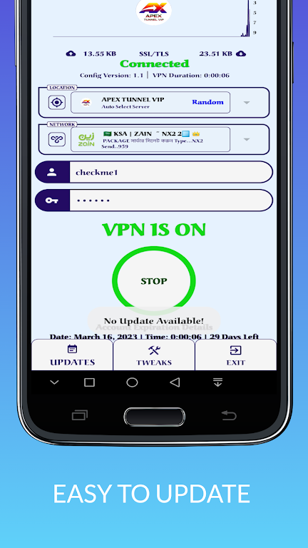 APEX TUNNEL VPN Screenshot 1 