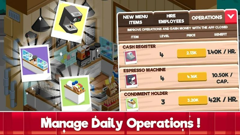 Idle Cafe Tycoon Screenshot 3