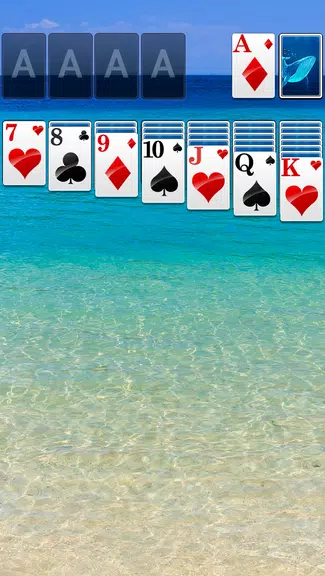 Solitaire Tropical Sea Theme Screenshot 1