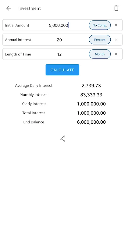 FCalc: Financial Calculator Screenshot 2 