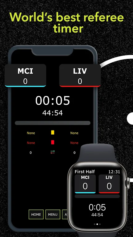 REFSIX - Soccer Referee Watch Screenshot 3