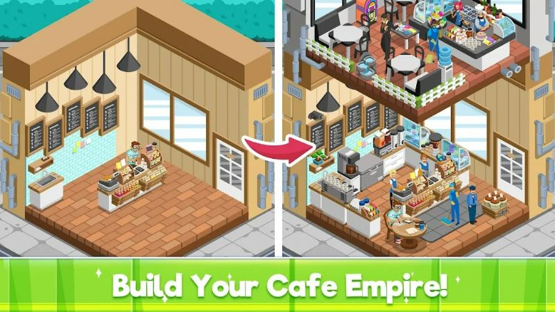 Idle Cafe Tycoon Screenshot 2 