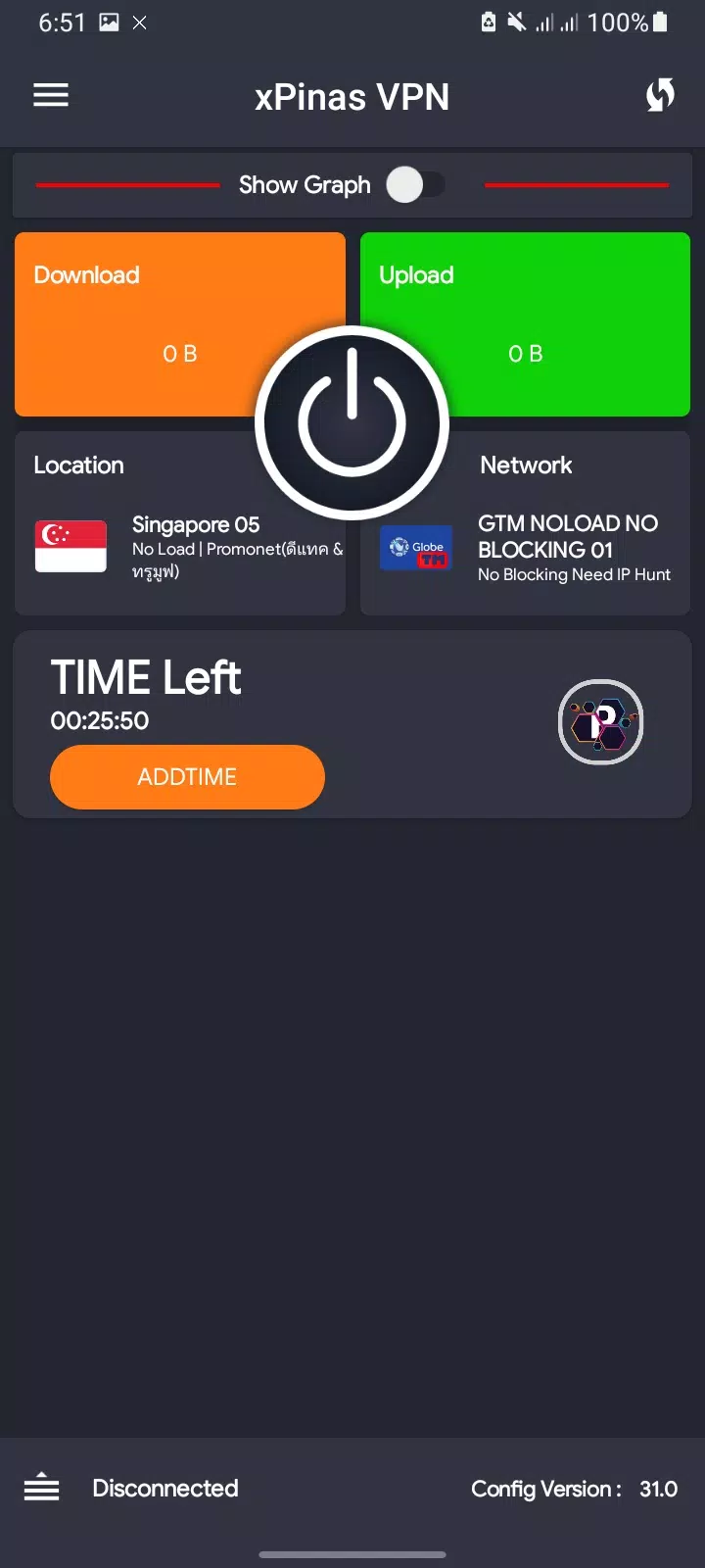 xPinas VPN (Unlimited VPN) Screenshot 2 