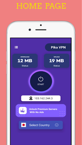 Pika VPN - Secure VPN Proxy Screenshot 1 