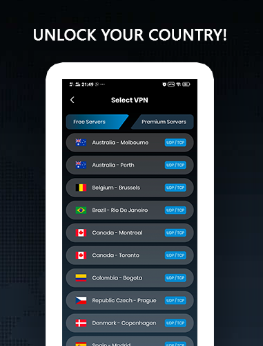 Best VPN SSH - Free VPN & Secure Connection Screenshot 2