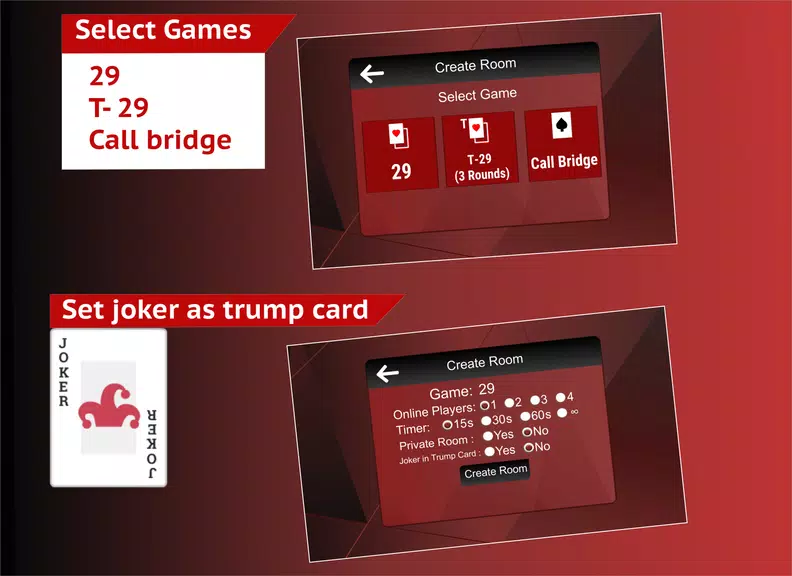 29 Card Online Call Bridge Multiplayer 28 Card Screenshot 1