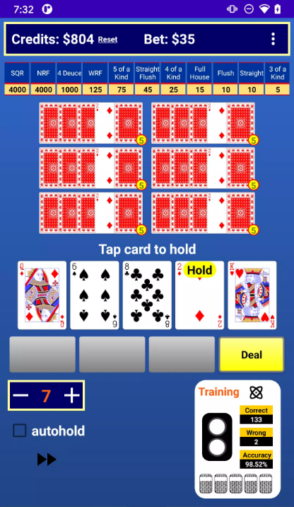 Deuces Wild - Trainer Screenshot 2 