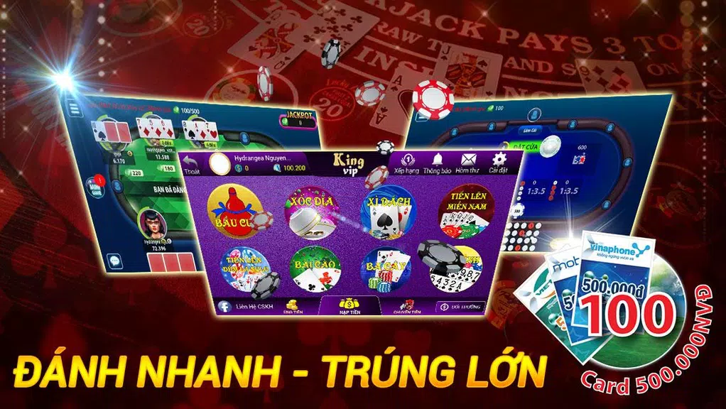 Game bai doi thuong - KingVip Screenshot 1