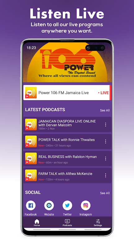 Power 106 FM Jamaica Screenshot 1 