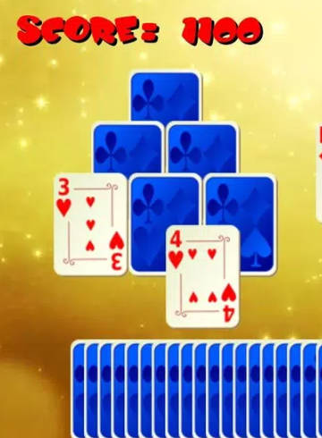 Tri Peaks Gold Solitaire Card Screenshot 2