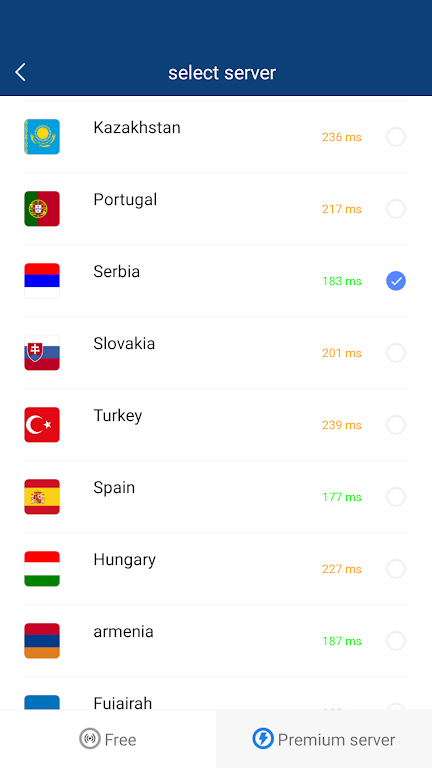 VPN Serbia - Use Serbia IP Screenshot 3