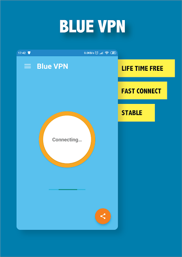 Blue VPN - Fast Free Secure unlimited VPN Screenshot 3 