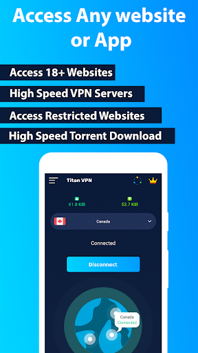 Titan VPN - Fastest VPN Service in the World Screenshot 3 