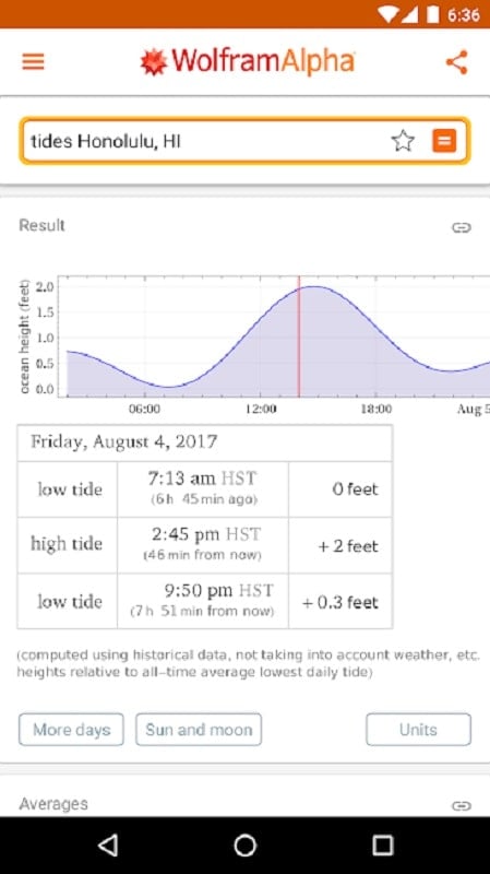 WolframAlpha Screenshot 3