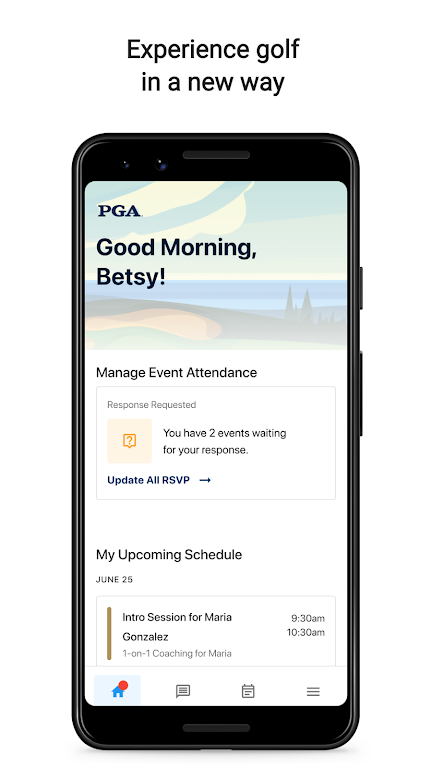 MyPGA - Connect & Play Golf Screenshot 1