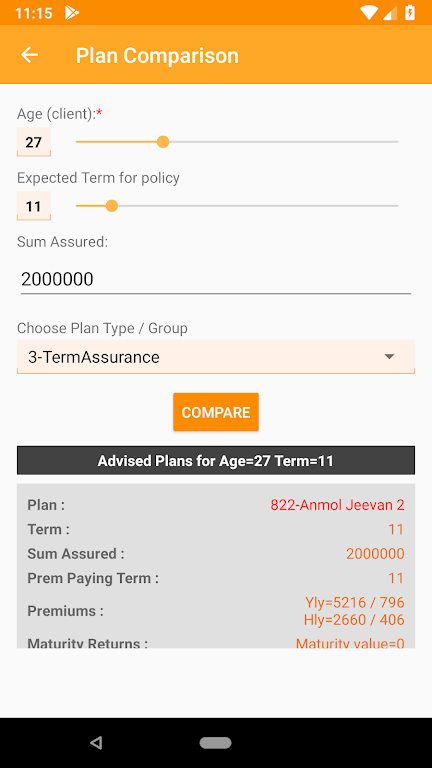 Policy Calculators: All in one Screenshot 3 