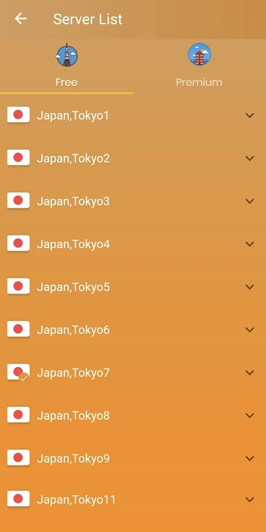 VPN Japan - Proxy Secure VPN Screenshot 2