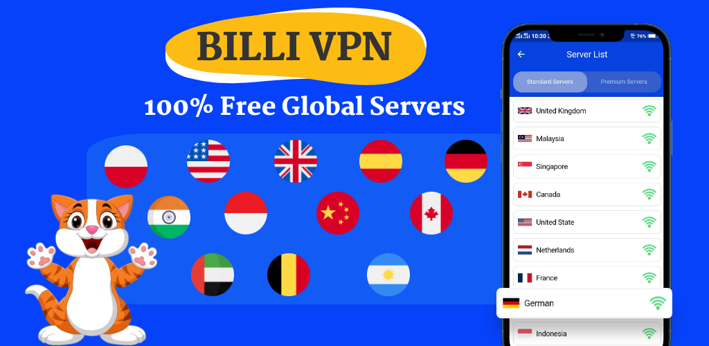 Billi VPN - Secure VPN Proxy Screenshot 2 