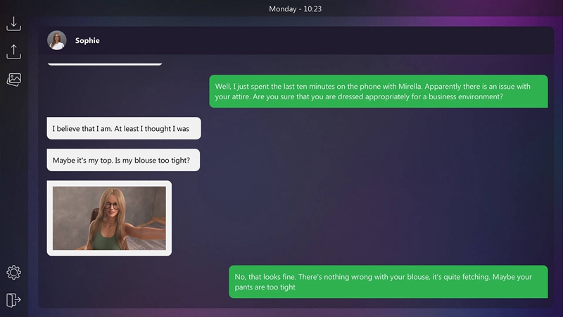 Dirty Texts – New Intern Screenshot 2