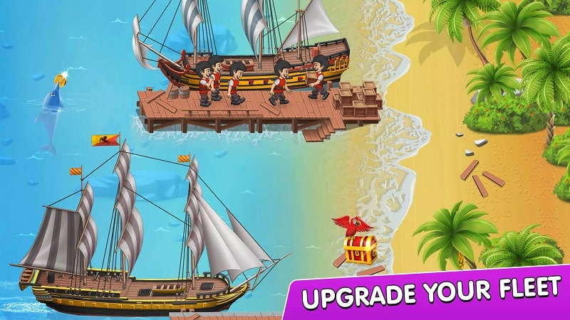 Pocket Ships Tap Tycoon Screenshot 1