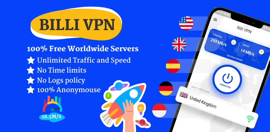 Billi VPN - Secure VPN Proxy Screenshot 1