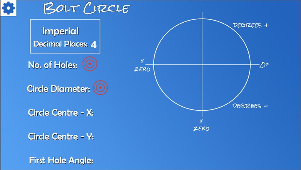 Bolt Circle Calculator Screenshot 1 