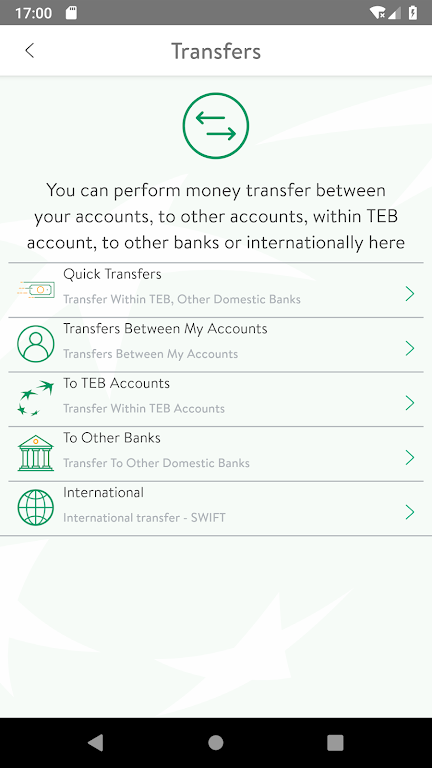 TEBMobileBusiness Screenshot 2