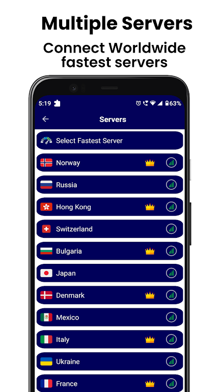 Rapid VPN - Secure Internet Screenshot 3