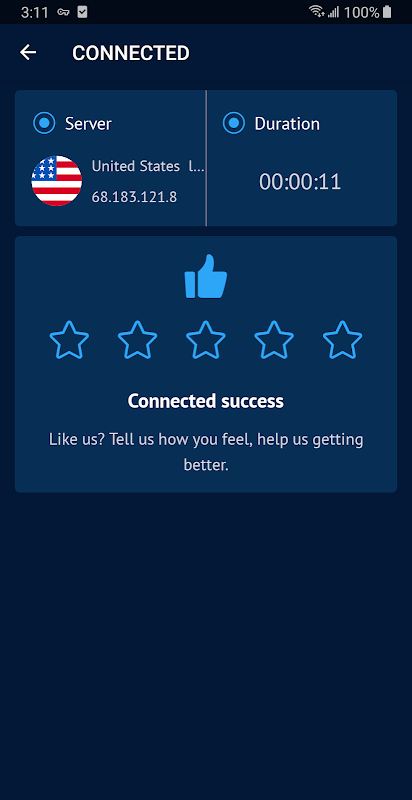 Starry VPN - Fast VPN Proxy Screenshot 4 