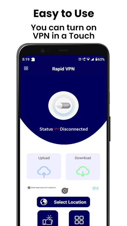 Rapid VPN - Secure Internet Screenshot 2 