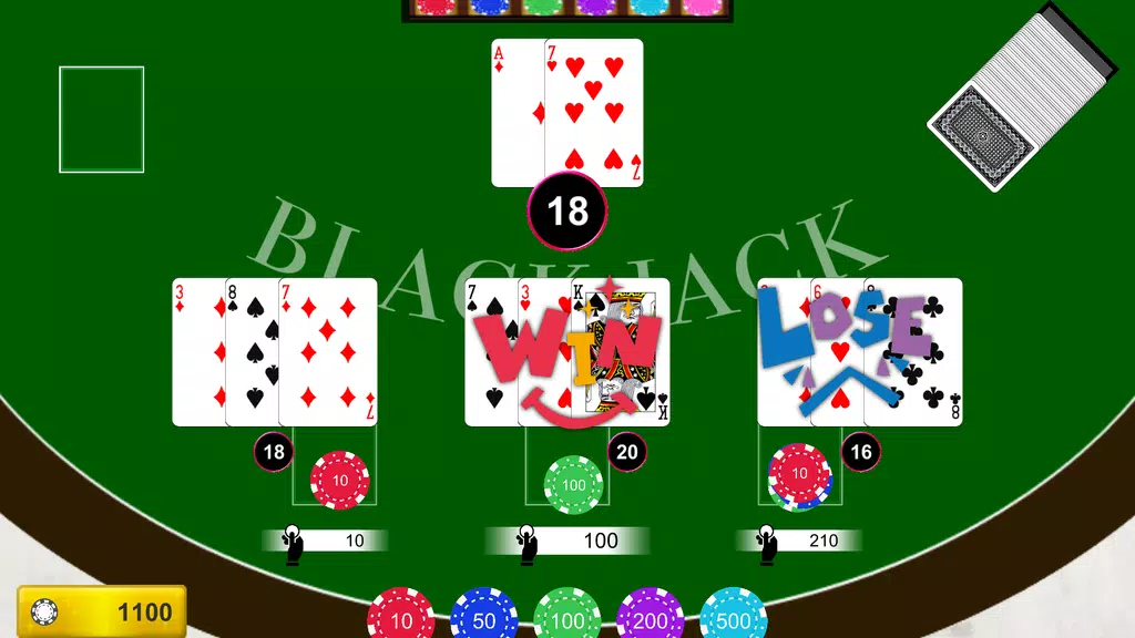 Blackjack(Cards Game) Screenshot 2 