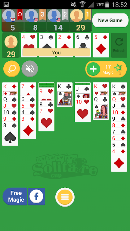 Solitaire Cup Screenshot 2